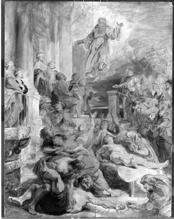 Das Wunder des hl. Franz von Paula Oil Painting by (studio of) Rubens, Peter Paul