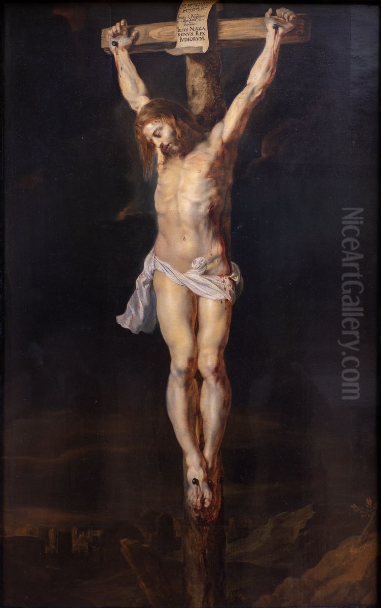 Christ on the Cross - Peter Paul Rubens Oil Painting by (studio of) Rubens, Peter Paul
