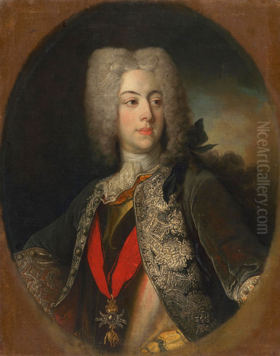 Elector Charles Albert of Baviera Oil Painting by Pierre Goudreaux