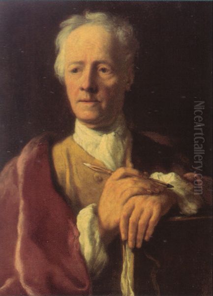 Franz Joachim Beich, German painter (1665-1748) Oil Painting by Georg Desmarees
