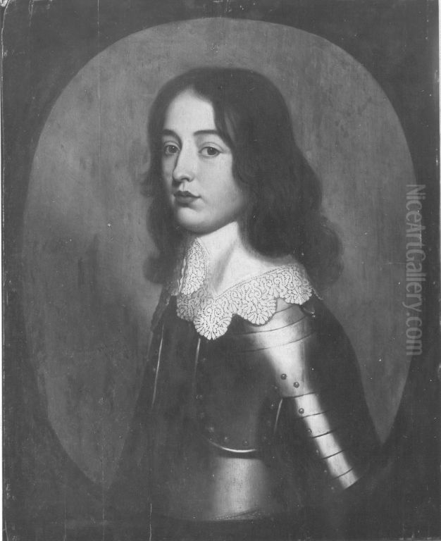 Bildnis des Philipp, Prinz von der Pfalz (1627-1650) (wohl) Oil Painting by Gerard van Honthorst