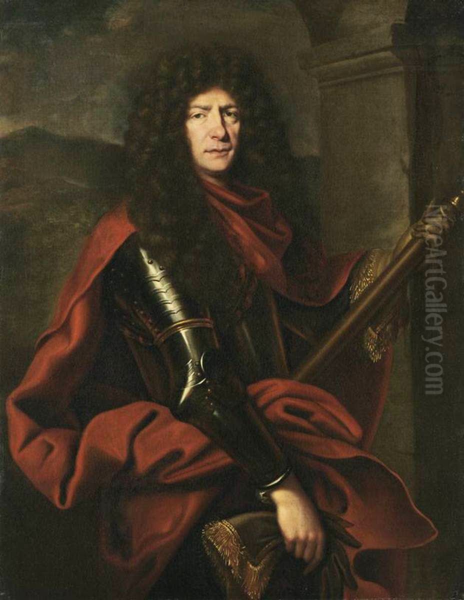 Bildnis des Christian II., Pfalzgrafen von Zweibrucken-Birkenfeld (1637-1717) Oil Painting by Theodor Roos