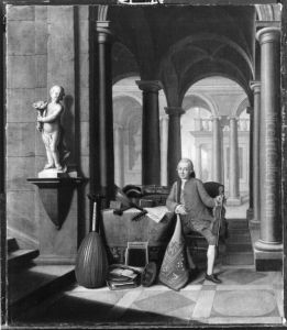 Hofmusikus mit Violine (Johann Georg Holzbogen)