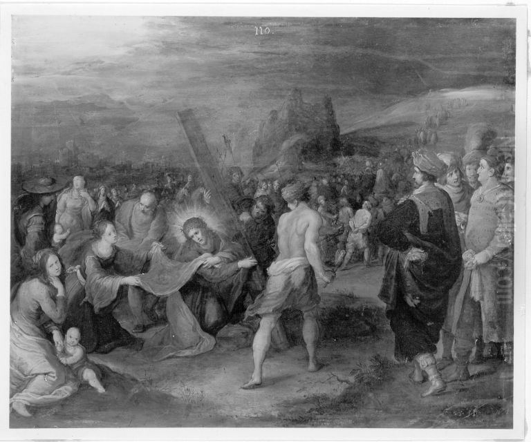 Gang nach Golgatha Oil Painting by Frans Francken the Younger