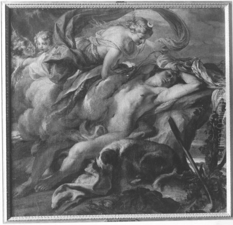 Selene und Endymion Oil Painting by Parmigianino