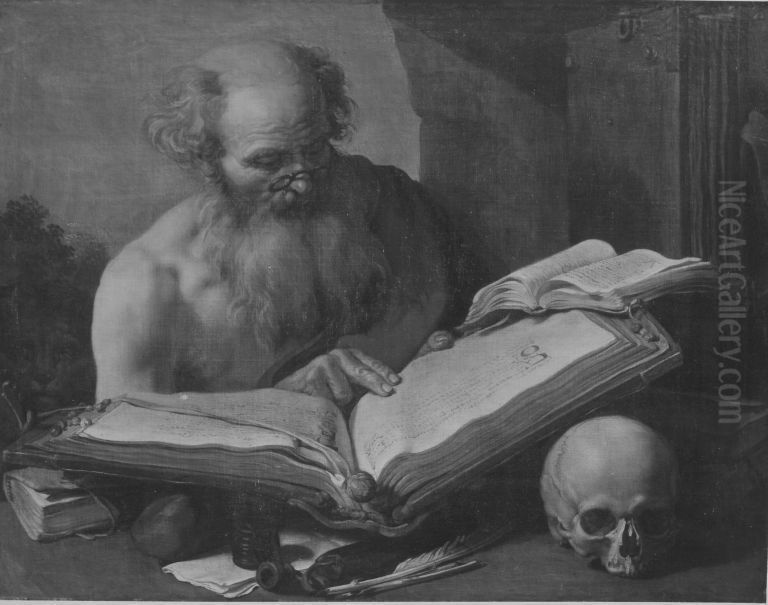 Der hl. Hieronymus Oil Painting by Hendrick Bloemaert
