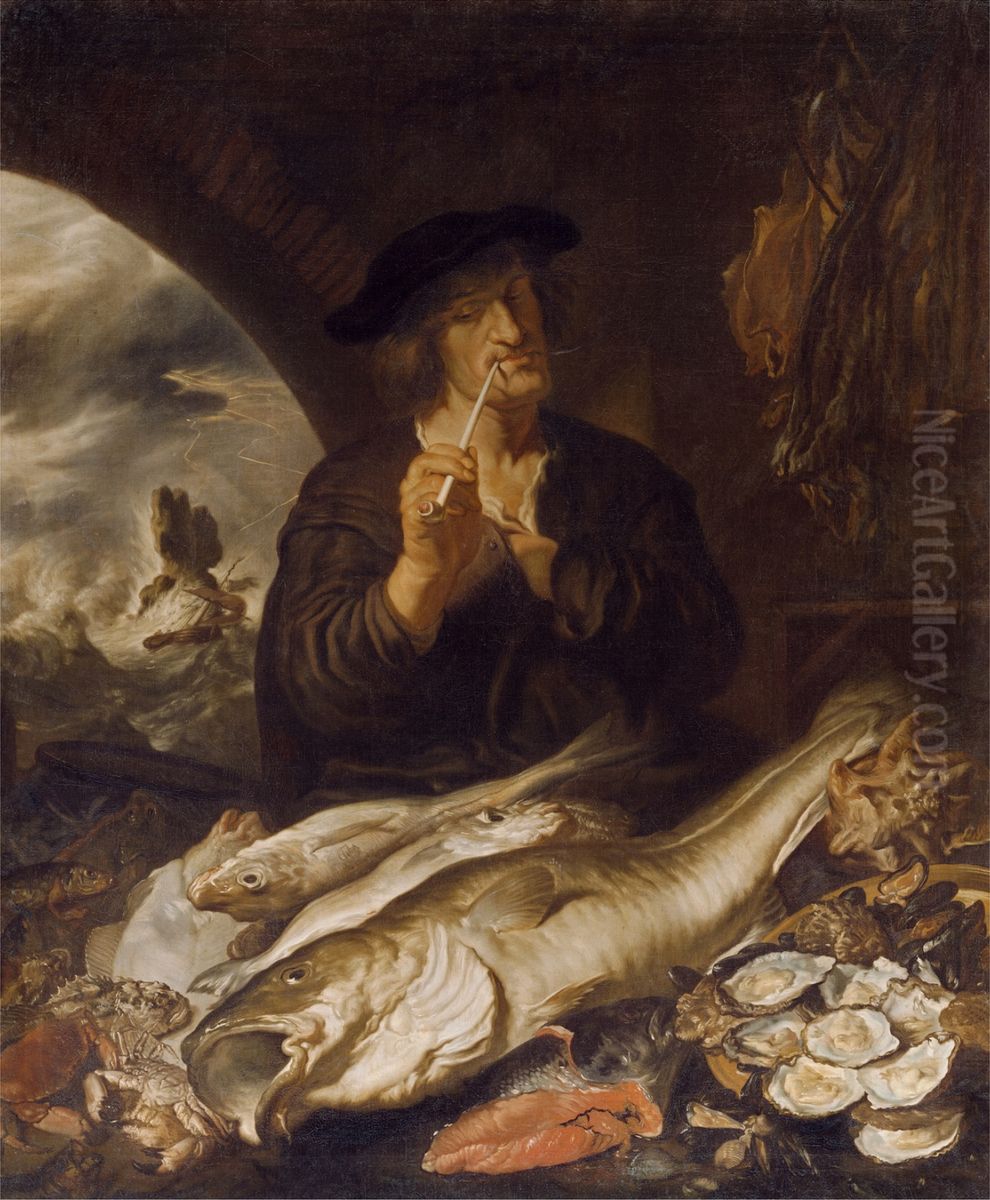 Aus der Serie der Monatsbilder: Marz Oil Painting by Joachim von, I Sandrart