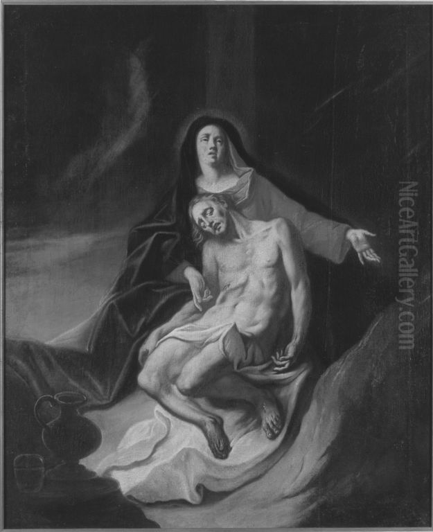 Beweinung Christi Oil Painting by Johann Nepomuk della Croce