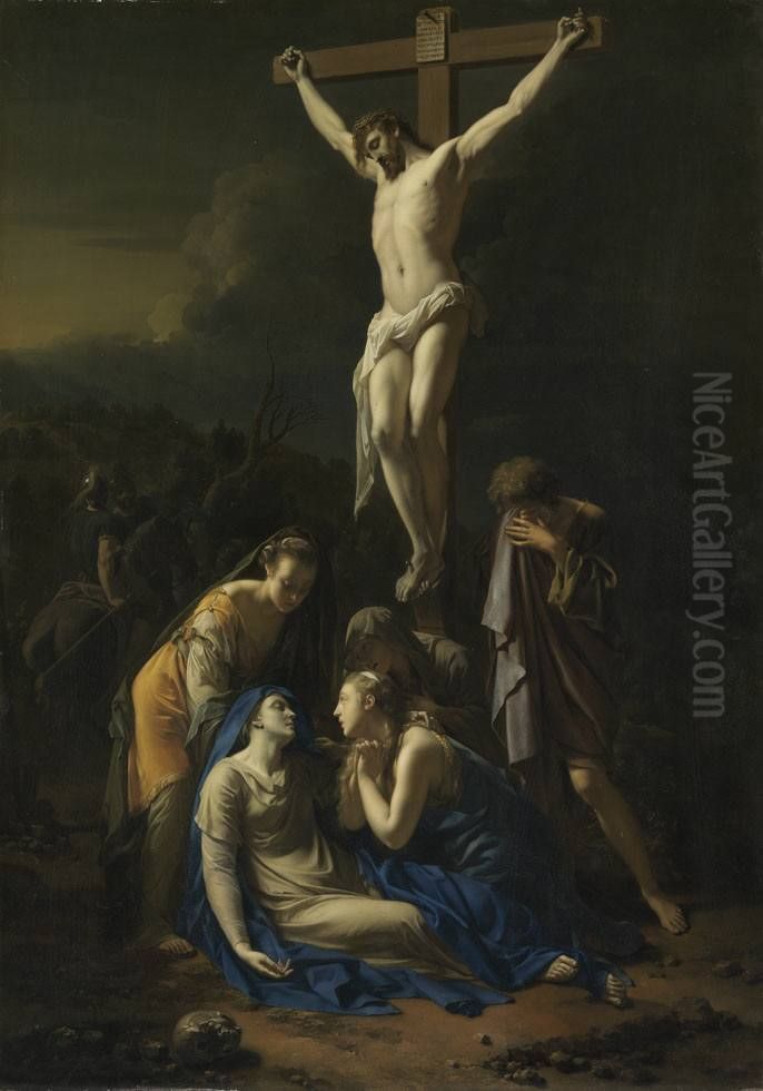 Christus am Kreuz Oil Painting by Adriaen Van Der Werff