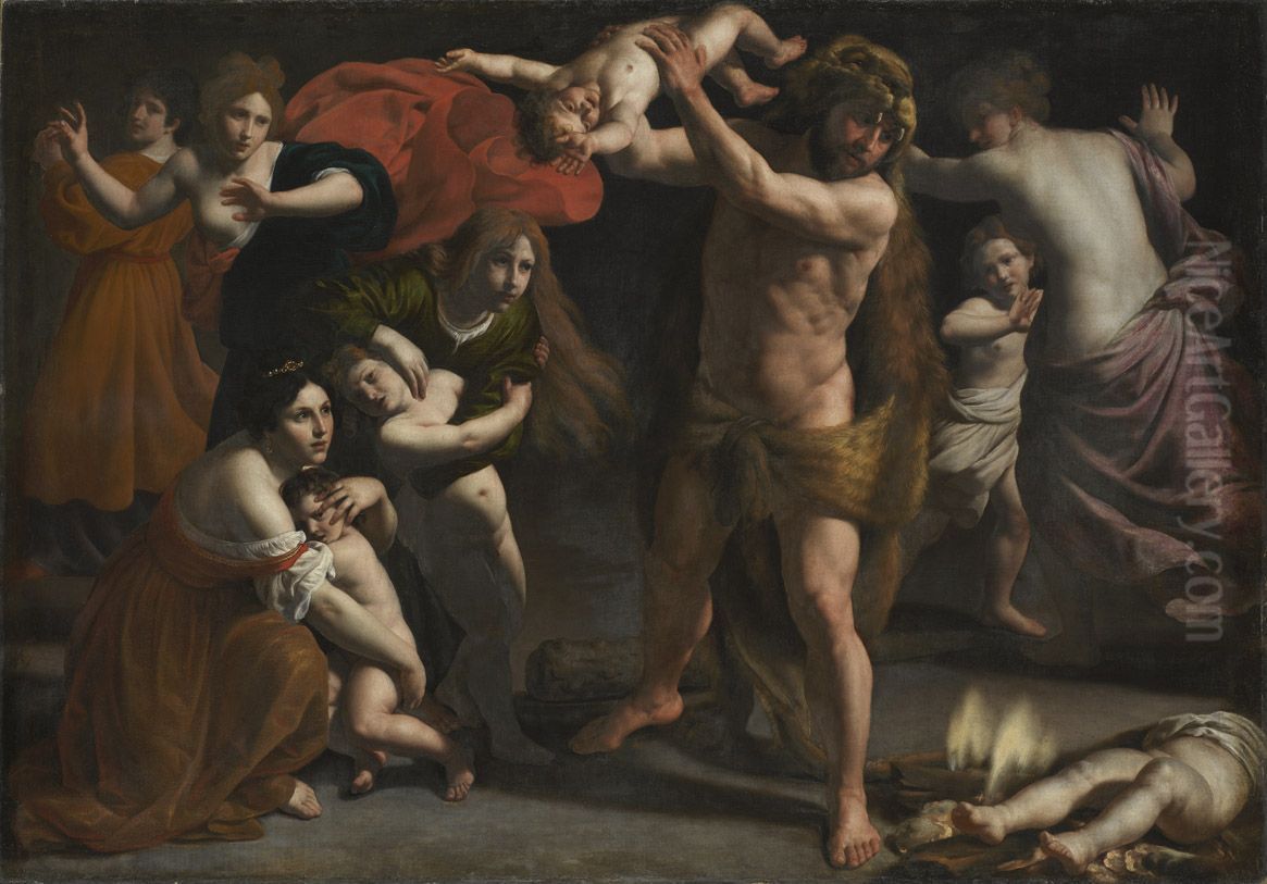Der rasende Herkules Oil Painting by Alessandro Turchi