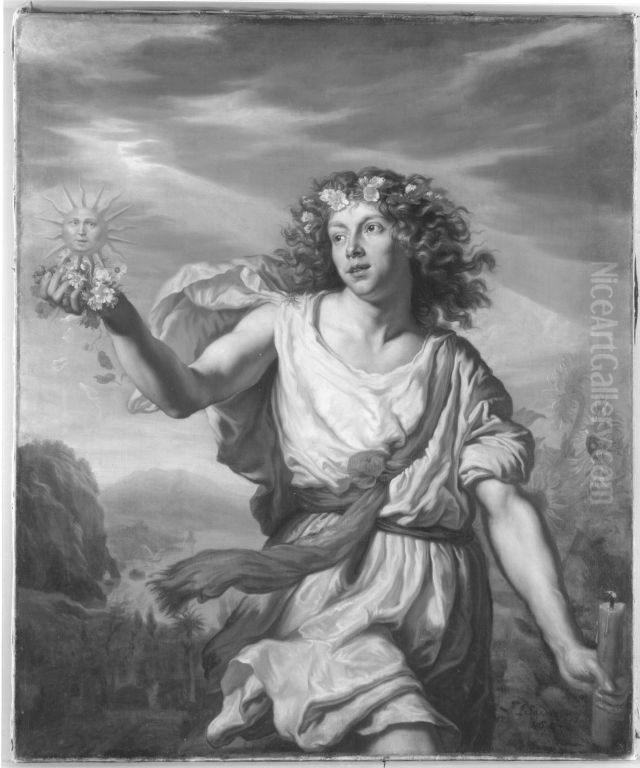 Der Tag Oil Painting by Joachim von, I Sandrart
