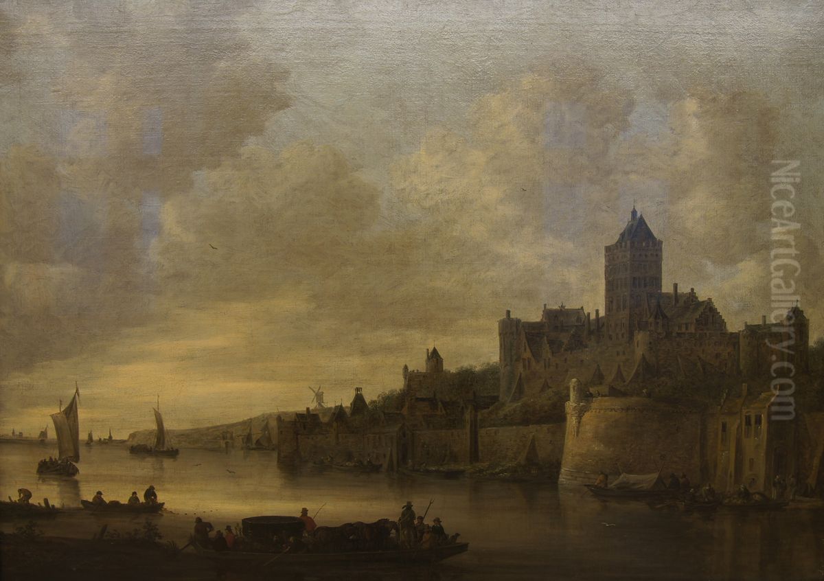Der Valkhof in Nijmegen Oil Painting by Jan van Goyen