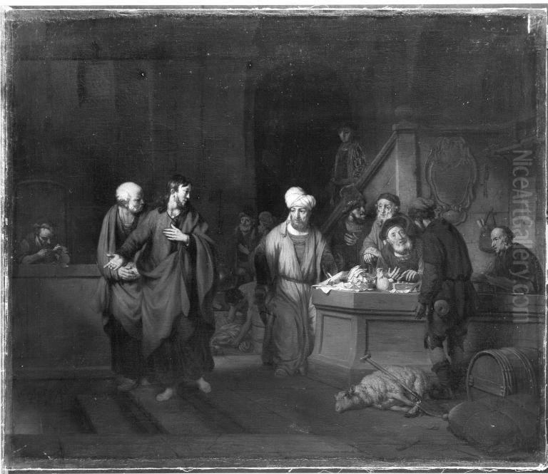 Die Berufung des Matthaus Oil Painting by Gerbrand Van Den Eeckhout