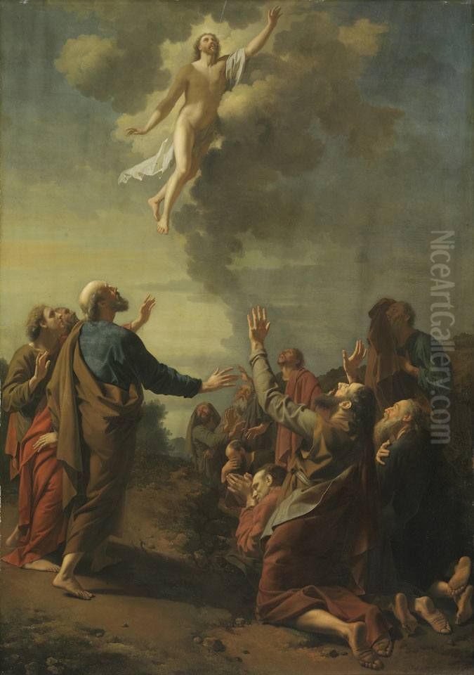 Die Himmelfahrt Christi Oil Painting by Adriaen Van Der Werff