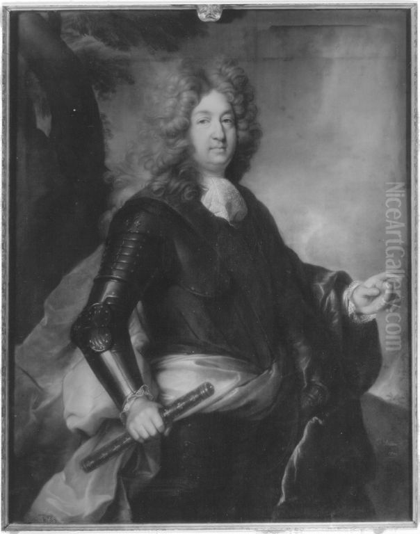 Louis, Dauphin von Frankreich (1661-1711) Oil Painting by Joseph Vivien