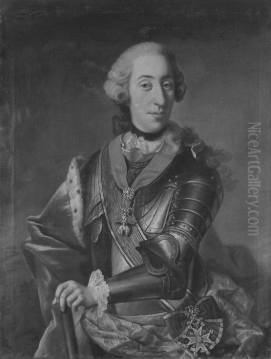 Bildnis von Herzog Clemens Franz von Paula von Bayern (1722-1790) Oil Painting by Johann Georg Ziesenis