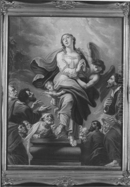 Himmelfahrt Mariens Oil Painting by Johann Nepomuk della Croce