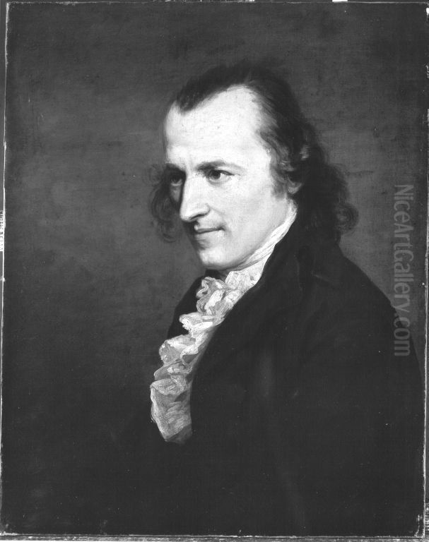 Johann Georg von Dillis Oil Painting by Moritz Kellerhoven