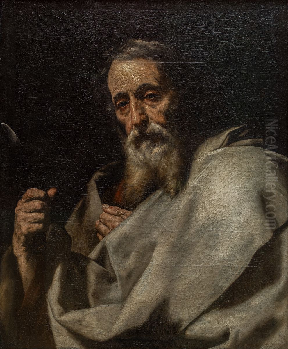 Saint Bartholomew Oil Painting by Jusepe de Ribera