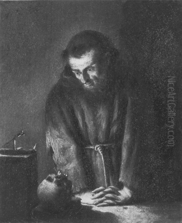 Hl. Frankiskus von Assisi Oil Painting by Pietro della Vecchia
