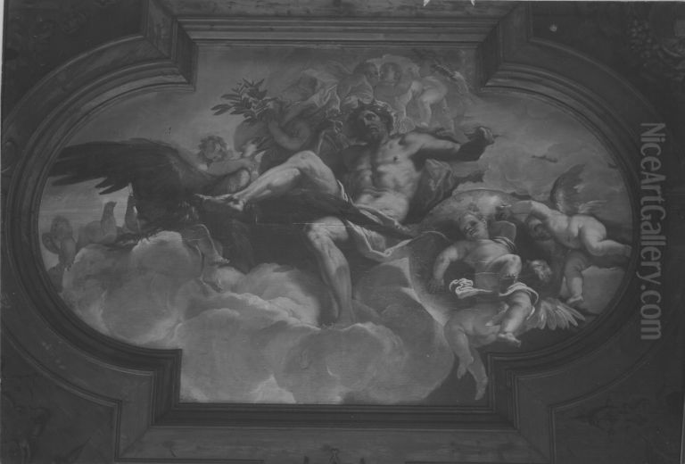 Reich des Jupiter Oil Painting by Andreas Wolff