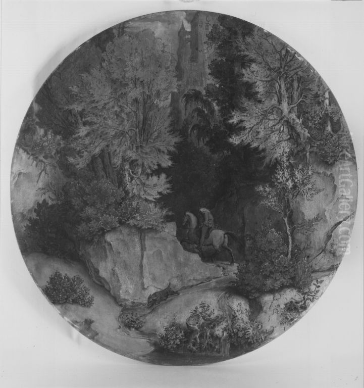 Der Ritt durch den Wald Oil Painting by Moritz von Schwind