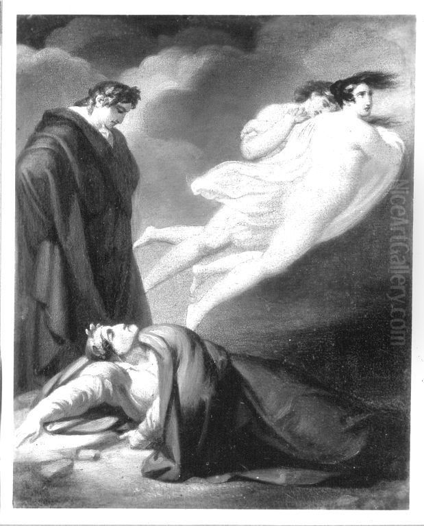 Francesca da Rimini Oil Painting by Robert Von Langer