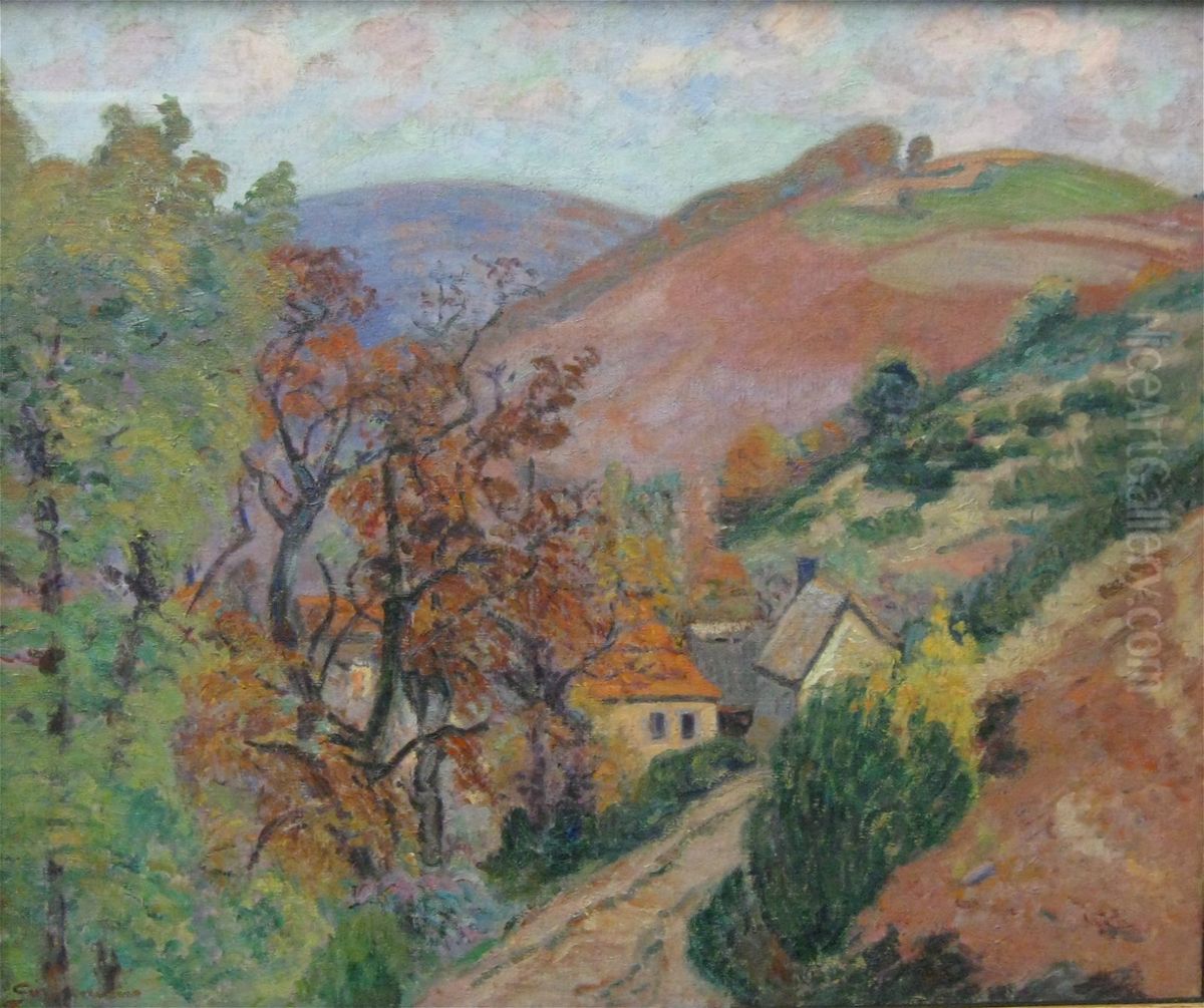 Gebirgige Landschaft Oil Painting by Armand Guillaumin