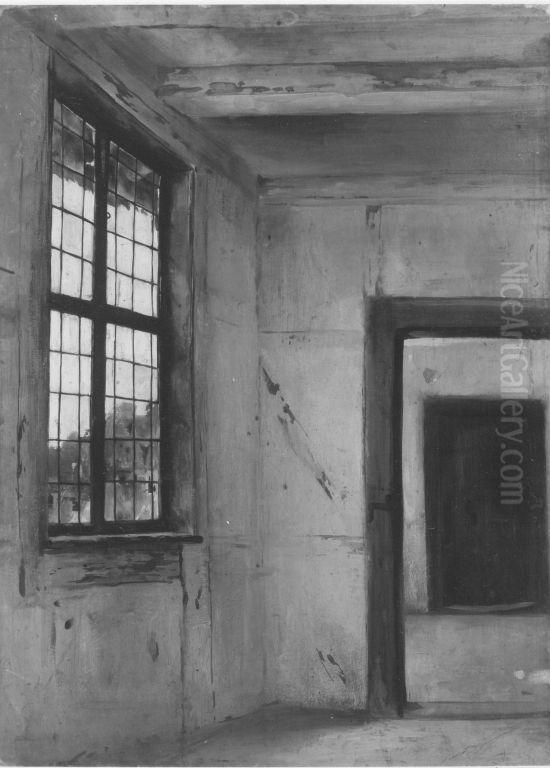 Interieur in Halberstadt Oil Painting by Ludwig Von Lofftz