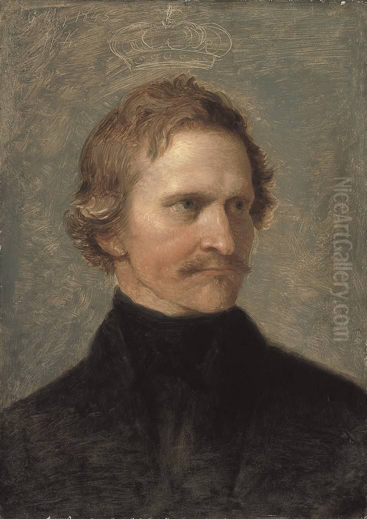 Konig Ludwig I. von Bayern Oil Painting by Wilhelm von Kaulbach