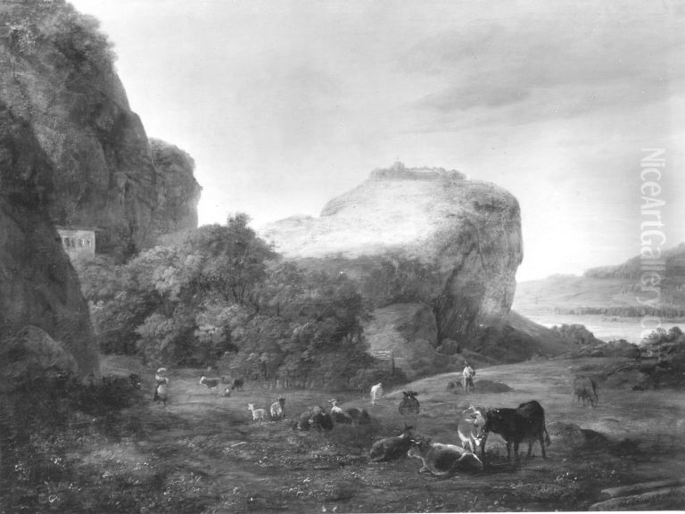 Weber an der Wand Oil Painting by Sebastian Habenschaden