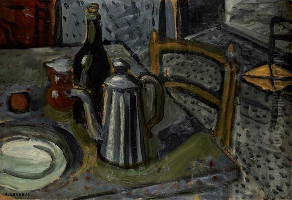 Nature Morte A La Theiere Oil Painting by Auguste Chabaud