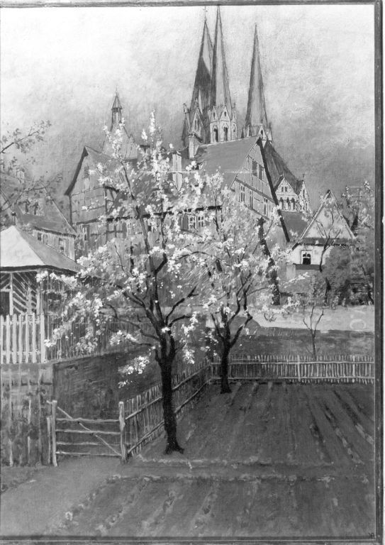 Gelnhausener Garten Oil Painting by Carl Freiherr von Pidoll zu Quintenbach