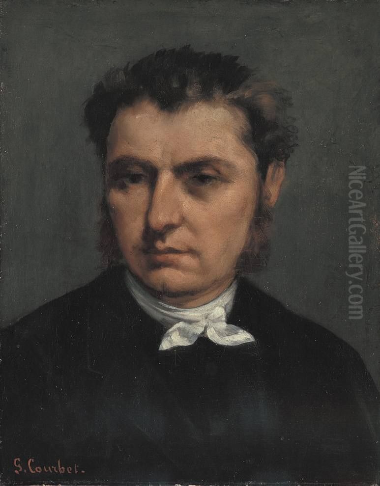 Der Politiker Emile Ollivier Oil Painting by Gustave Courbet