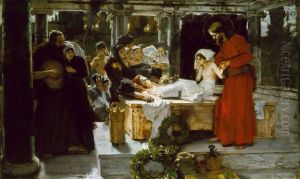 The resurrection of Jairus' daughter
