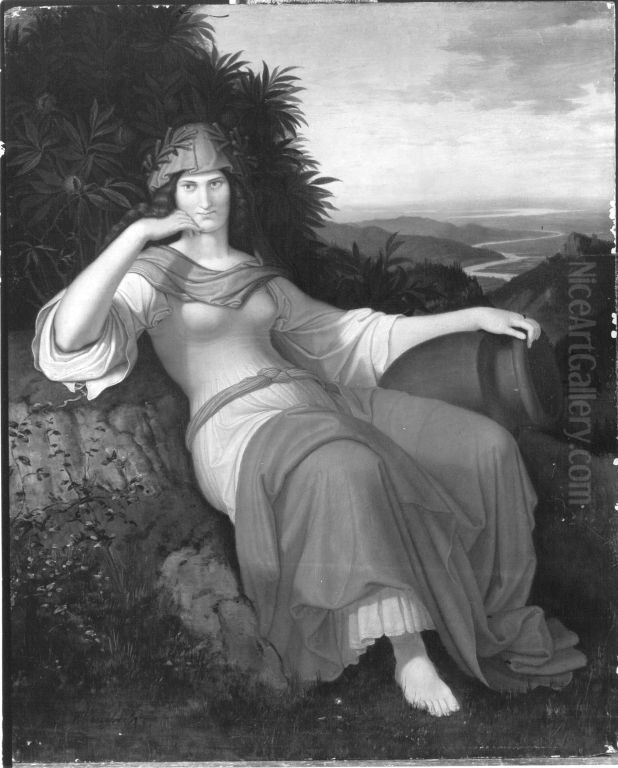 Die Quelle Oil Painting by Wilhelm von Kaulbach