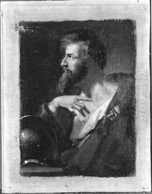 Ein Krieger Oil Painting by Robert Von Langer