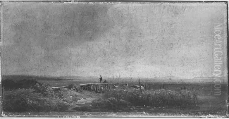 Am Ammersee Oil Painting by Carl Spitzweg