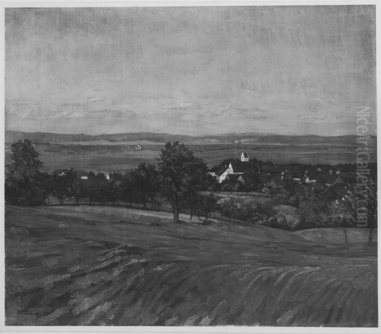 Ermatingen Oil Painting by Wilhelm Heinrich Trutbner