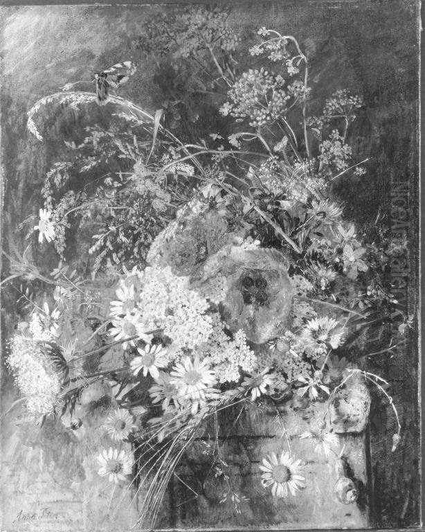 Feldblumen Oil Painting by Anna Peters