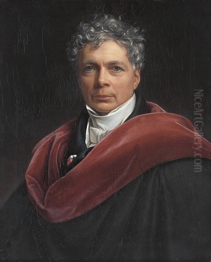 Friedrich Wilhelm Joseph von Schelling Oil Painting by Joseph Karl Stieler