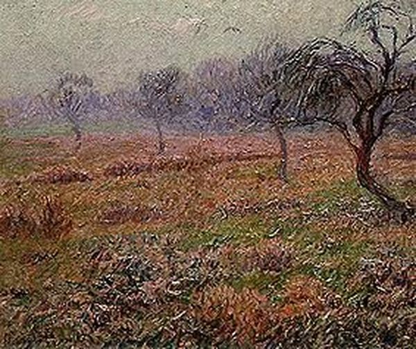 Wiese mit Obstbaumen Oil Painting by Henry Moret