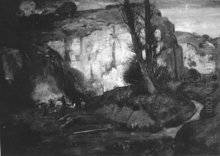 Steinbruch Oil Painting by William York MacGregor
