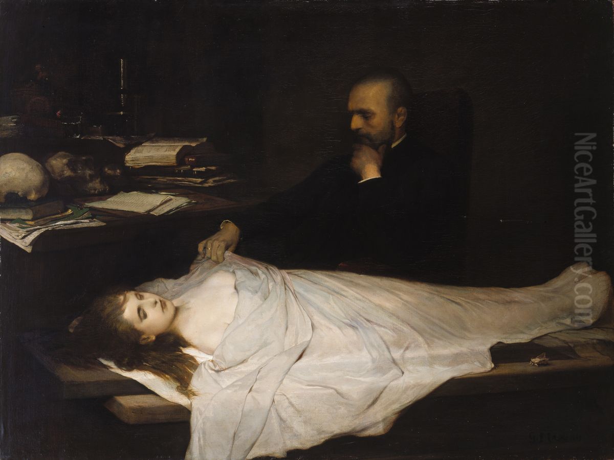 Der Anatom Oil Painting by Gabriel von Max