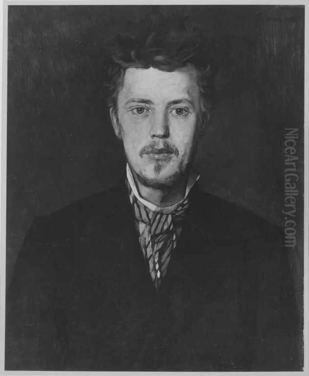 Der Bildhauer Rudolf Thiele Oil Painting by Wilhelm Heinrich Trutbner