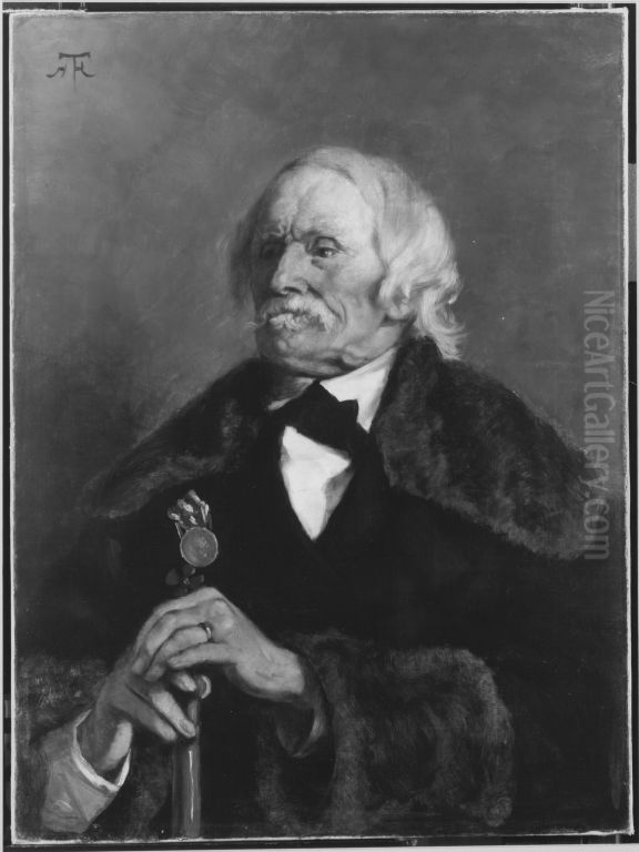 Der Forstmeister Kollmann Oil Painting by Hans Thoma