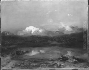 Der Hohe Goll mit dem Hintersee