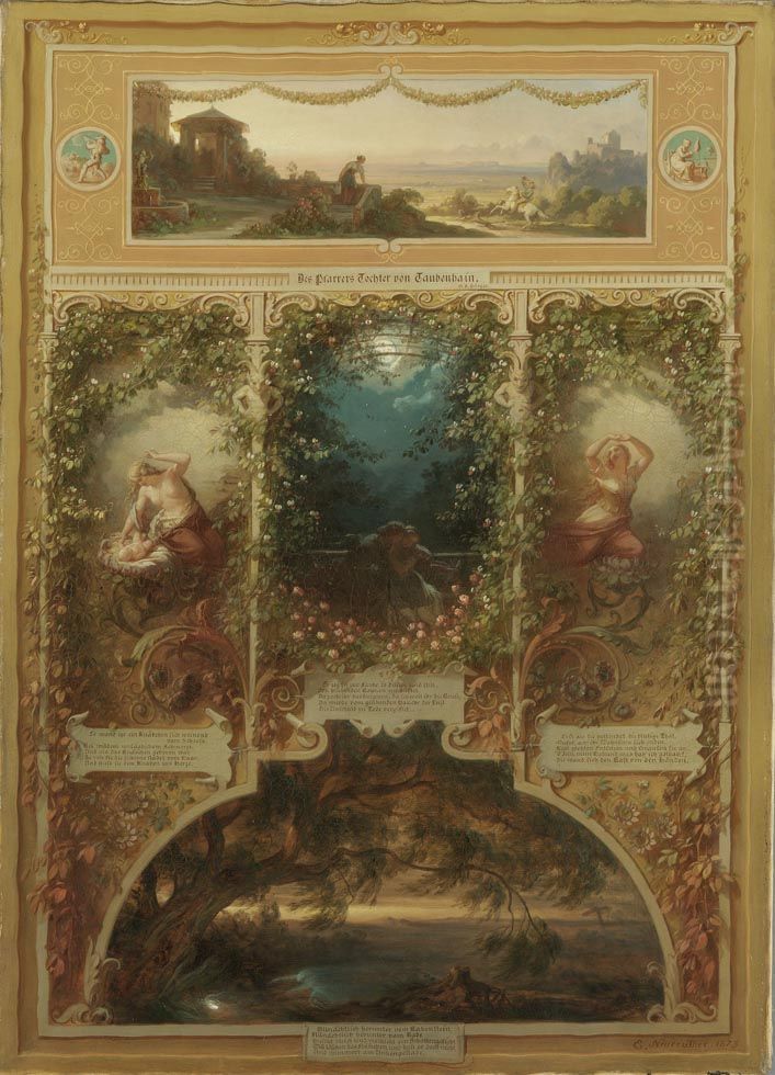 Des Pfarrers Tochter von Taubenhain Oil Painting by Eugen Neureuther