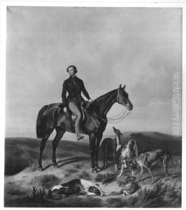 Hugo Philipp Graf Waldbott von Bassenheim zu Pferd