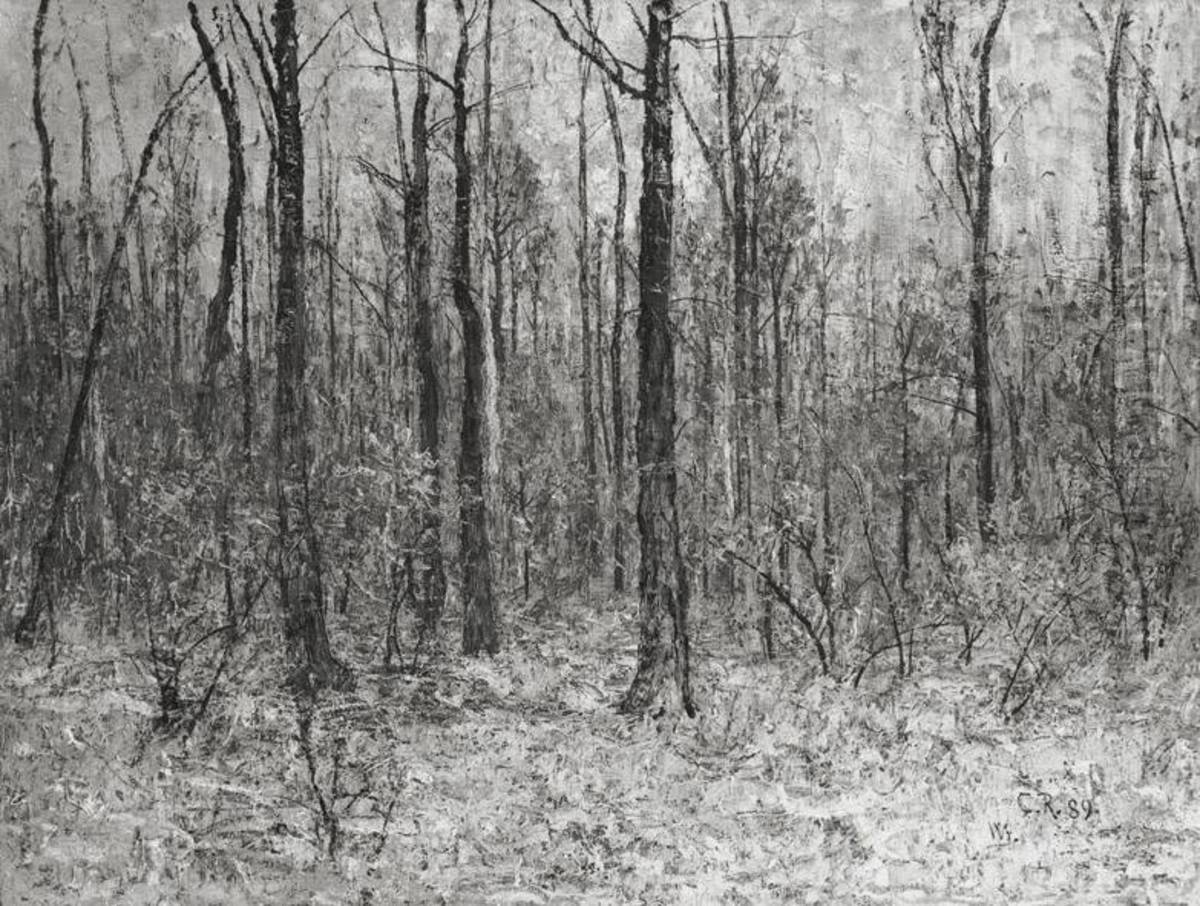 Waldinneres Oil Painting by Christian Rohlfs